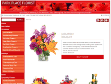 Tablet Screenshot of parkplaceflorist.com